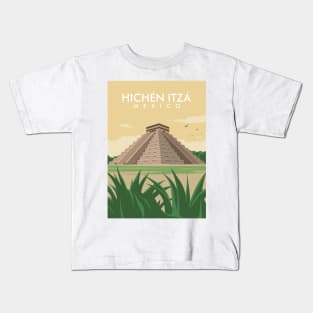 Chichén Itzá chichen itza mexico sunset Kids T-Shirt